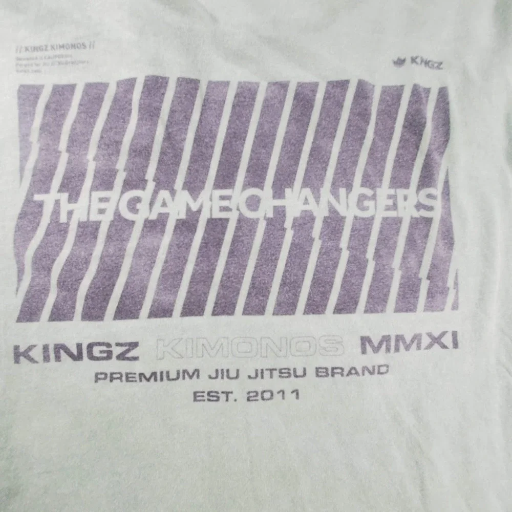 Kingz MMXI Long Sleeve T-Shirt Green Premium Wear Made in USA Size‎ Medium BJJ - Picture 15 of 15